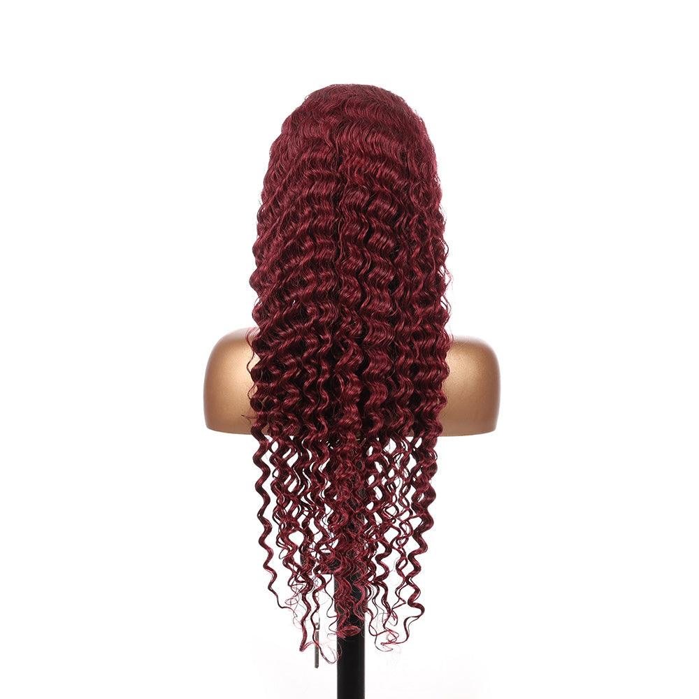 PERRUQUE DENTELLE HD 99J DEEP WAVE